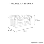 3 + 2 + 1 Seater Genuine Leather Upholstery Deep Quilting Pocket Spring Button Studding Sofa Lounge Set for Living Room