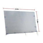 3.4m Caravan Privacy Screen Side Sunscreen Sun Shade for 12’ Roll Out Awning - Home & Garden > Shading