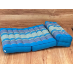 3-Fold Zafu Meditation Cushion Set Blue Medium Size - Health & Beauty > Massage & Relaxation