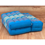 3-Fold Zafu Meditation Cushion Set Blue Medium Size - Health & Beauty > Massage & Relaxation