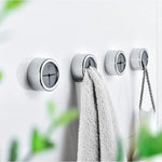 3 Pack Self Adhesive Round Towel Hooks for Kitchen and Bathroom - Home & Garden > DIY > Kitchen & Bathroom DIY