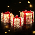 3 PCS Christmas Lights 70 LED Fairy Light Gift Box Jingle Jollys - Occasions > Christmas > Christmas Wreaths & Garlands