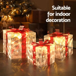 3 PCS Christmas Lights 70 LED Fairy Light Gift Box Jingle Jollys - Occasions > Christmas > Christmas Wreaths & Garlands