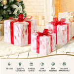 3 PCS Christmas Lights 70 LED Fairy Light Gift Box Jingle Jollys - Occasions > Christmas > Christmas Wreaths & Garlands