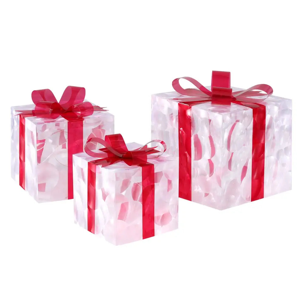 3 PCS Christmas Lights 70 LED Fairy Light Gift Box Jingle Jollys - Occasions > Christmas > Christmas Wreaths & Garlands
