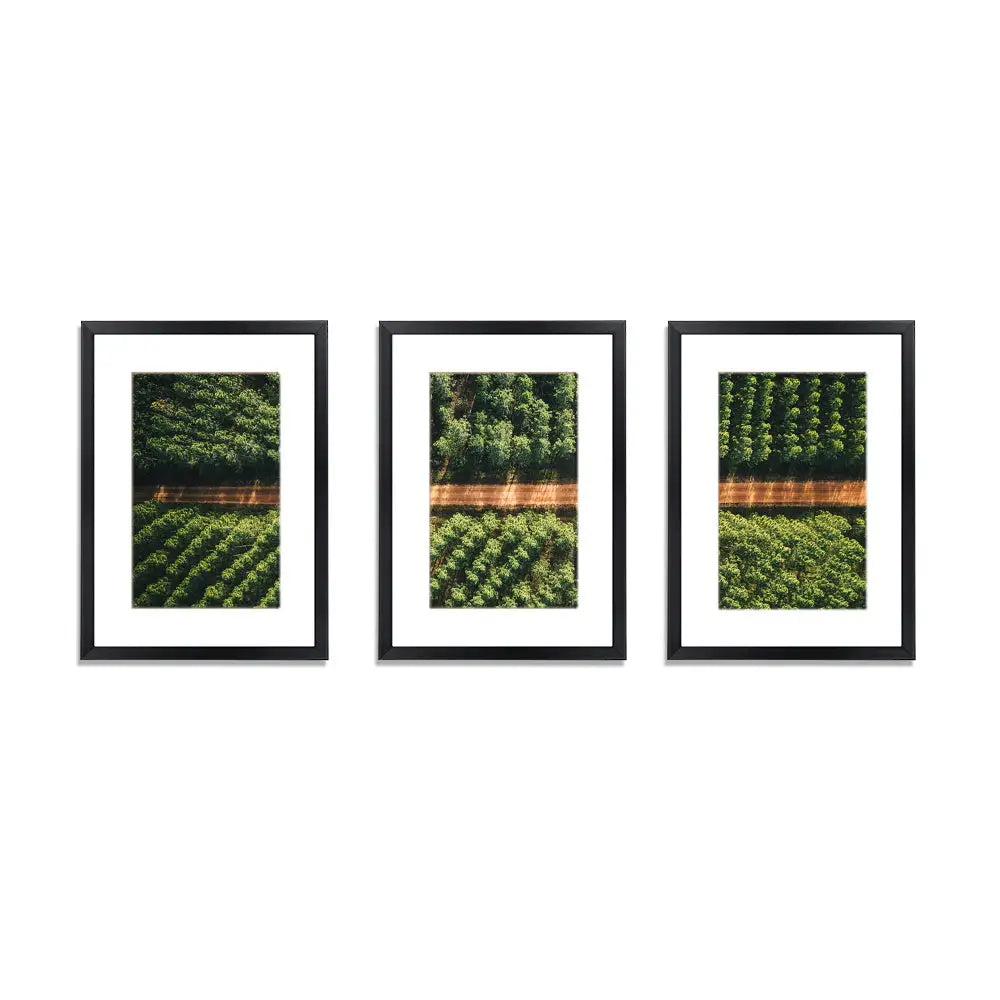 3 PCS Photo Frame Wall Set A3 Picture Home Decor Art Gift Present Black - Home & Garden > Decor > Picture Frames