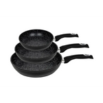3-Piece Forged Frypan Set with Non-stick Coating - Home & Garden > Kitchenware > Skillets & Frying Pans