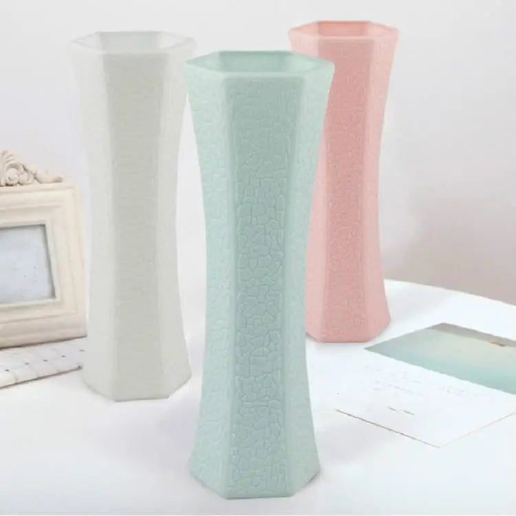 3-piece Plastic Hydroponic Vase Set for Creative Home Decor - Green - Home & Garden > Decor > Vases & Table Decor
