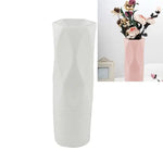 3-piece Plastic Vase Set for Dry and Wet Flower Arrangements and Floral Decor - Gray - Home & Garden > Decor > Vases &