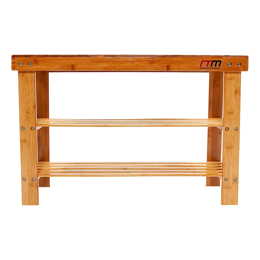 3 Tier Shoe Rack Bamboo Wooden Storage Shelf Stand Bench Cabinet Organiser - Furniture > Office