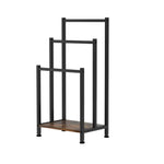 3 Tier Towel Rack Rail Freestanding Holder Bathroom Organizer Laundry Drying Bar - Home & Garden > Bathroom Accessories