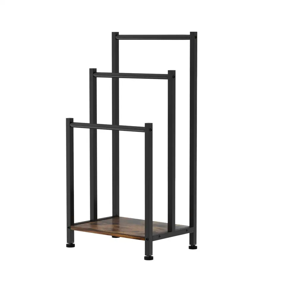 3 Tier Towel Rack Rail Freestanding Holder Bathroom Organizer Laundry Drying Bar - Home & Garden > Bathroom Accessories