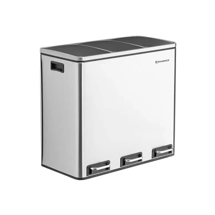 3 x 18L Kitchen Bin Waste Separation System - Home & Garden > Home & Garden Others