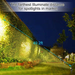 3 x LED Spotlights Powered Solar Garden Lights Outdoor Waterproof (Warm White) - Home & Garden > Garden Lights