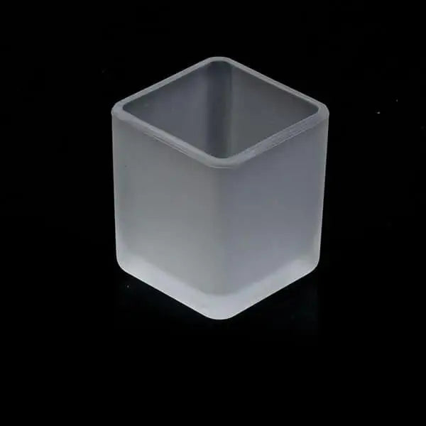 30 Bulk Pack Square Cube Frosted Glass 5cm Tealight Candle Holder Festival Decor Wedding Propose Parties Holiday