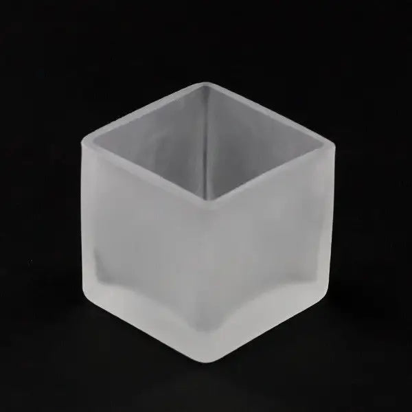30 Bulk Pack Square Cube Frosted Glass 5cm Tealight Candle Holder Festival Decor Wedding Propose Parties Holiday