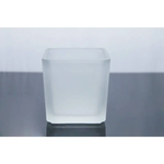 30 Bulk Pack Square Cube Frosted Glass 5cm Tealight Candle Holder Festival Decor Wedding Propose Parties Holiday