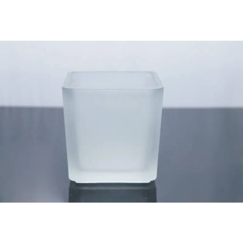 30 Bulk Pack Square Cube Frosted Glass 5cm Tealight Candle Holder Festival Decor Wedding Propose Parties Holiday