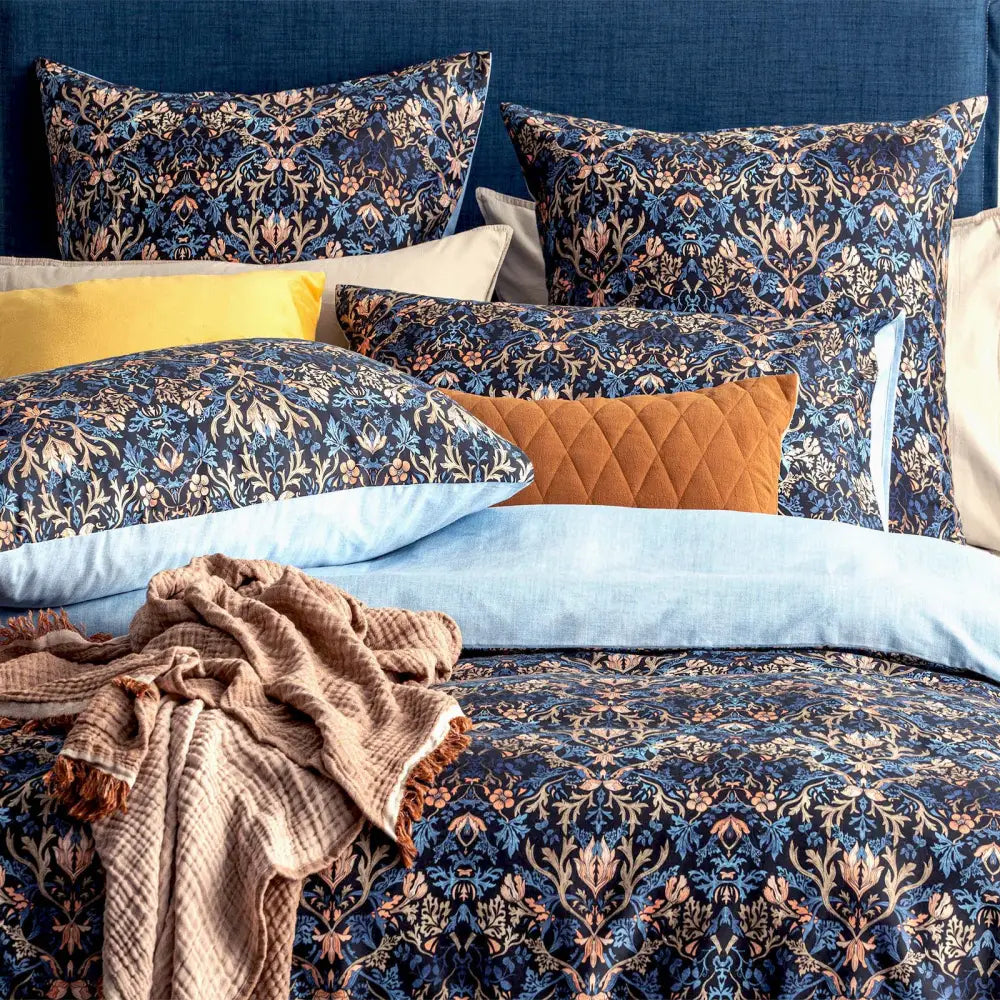300 TC Cotton Reversible Blackthorn European Pillowcase by Renee Taylor - Home & Garden > Bedding > Pillowcases