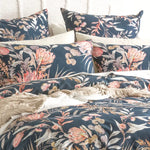 300 TC Waratah Cotton Reversible Midnight European Pillowcase by Renee Taylor - Home & Garden > Bedding > Pillowcases