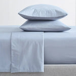 300 Thread Count 100 % Organic Cotton Baby Blue Sheet Sets by Renee Taylor - Home & Garden > Bedding > Bed Sheets