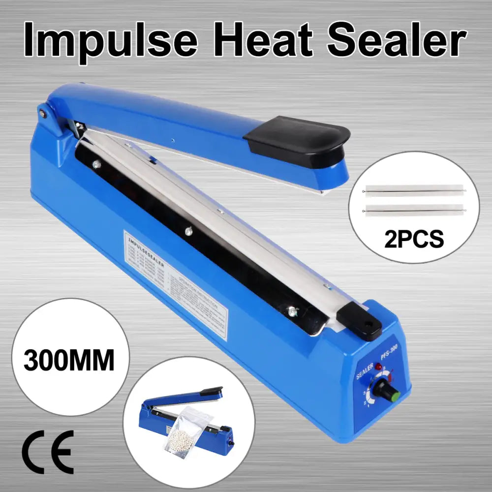 300mm Impulse Heat Sealer Sealing SAA Machine Electric Plastic Poly Bag - Home & Garden > Kitchenware
