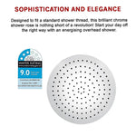 300mm Shower Head Round 304SS Chrome Showerhead - Furniture > Bathroom > Shower Heads & Screens