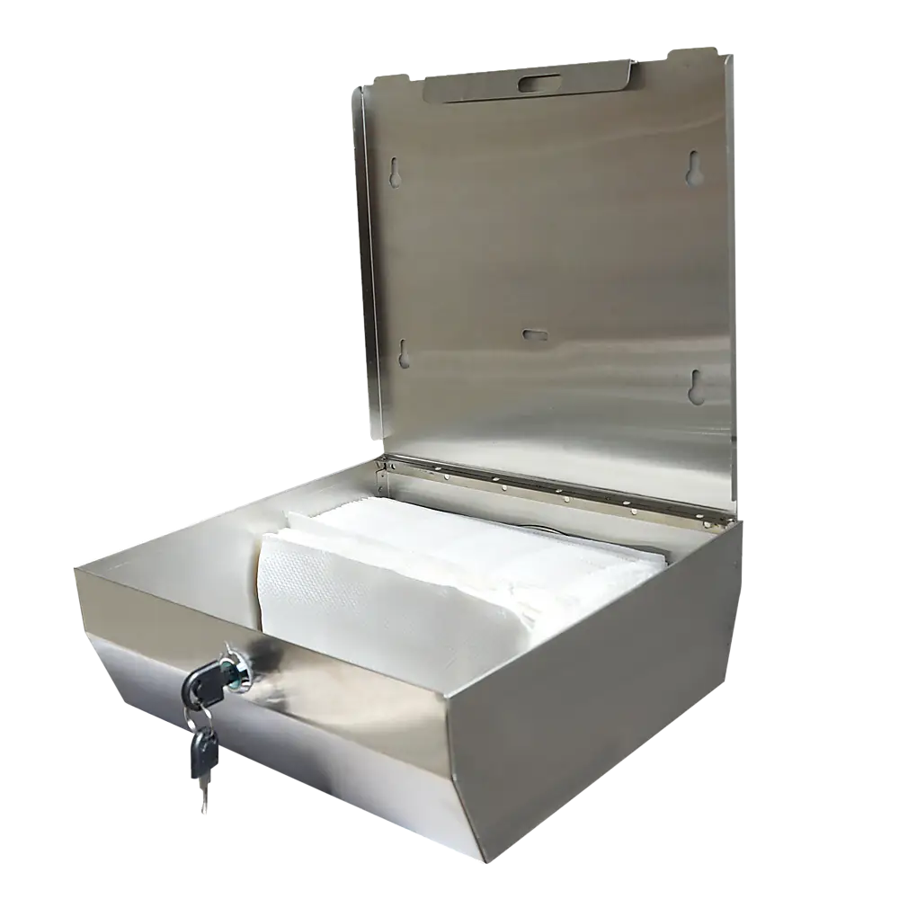 304 Stainless Steel Hand Paper Towel Dispenser Holder Toilet Heavy Duty - Home & Garden > DIY > Kitchen & Bathroom DIY