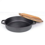 30cm Cast Iron Dutch Oven With Handles Lid Cast Iron Skillet Braising Pan For Casserole Dish Crock Pot Stewpan - Home &