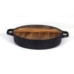 30cm Cast Iron Dutch Oven With Handles Lid Cast Iron Skillet Braising Pan For Casserole Dish Crock Pot Stewpan - Home &