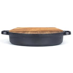 30cm Cast Iron Dutch Oven With Handles Lid Cast Iron Skillet Braising Pan For Casserole Dish Crock Pot Stewpan - Home &