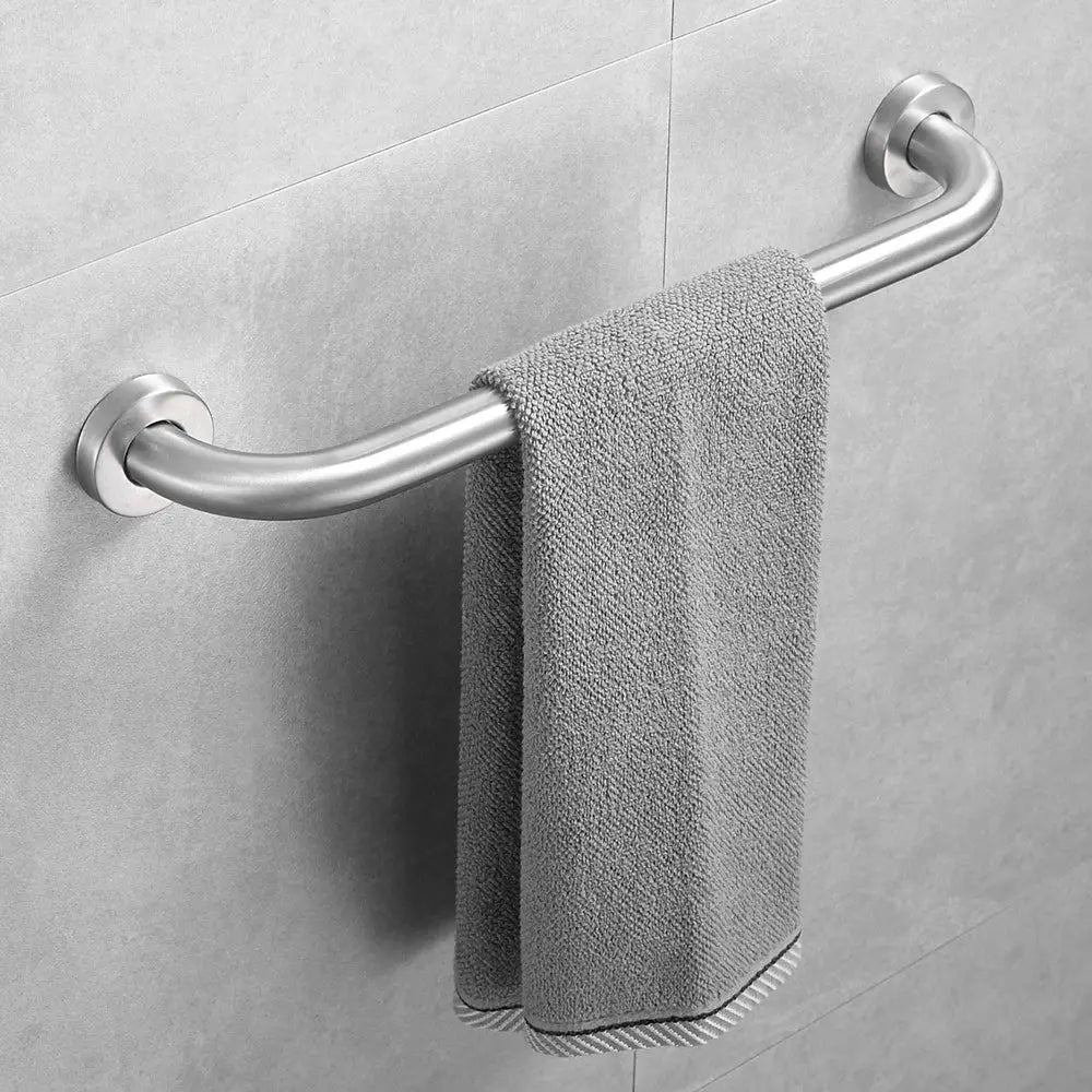 30cm Stainless Steel Handle for Shower Toilet Grab Bar Handle Bathroom Stairway Handrail Elderly Senior Assist - Health