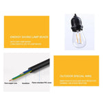 30M Festoon String Lights Kits Christmas Wedding Party Waterproof outdoor - Occasions > Party Lights