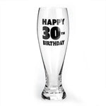 30th Birthday Pilsner Glass - Home & Garden > Kitchenware