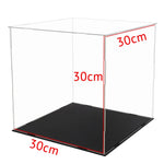 30x30x30CM Acrylic Display Case Dustproof Box Action Figure Model Car Collection - Home & Garden > Storage