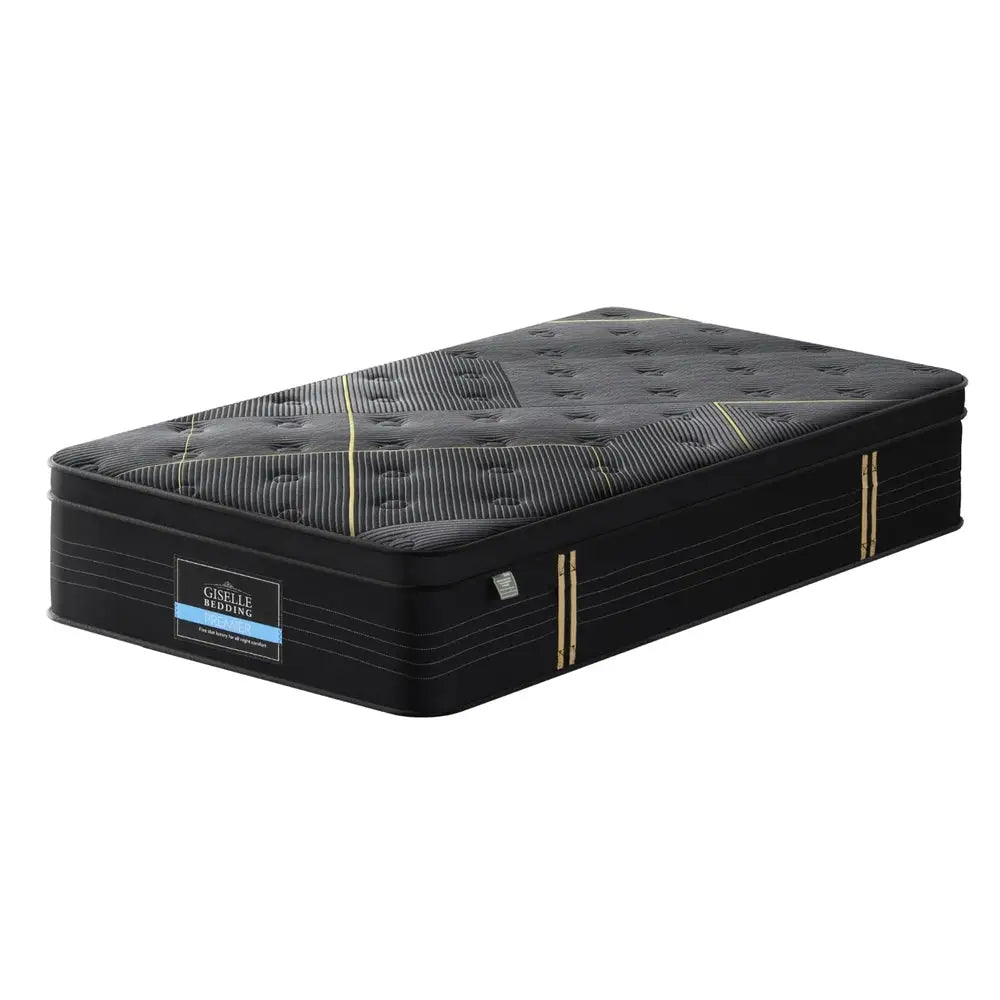 35cm Giselle Mattress Single Bed Bamboo Pocket Firm Foam - Furniture > Mattresses > Single Mattress