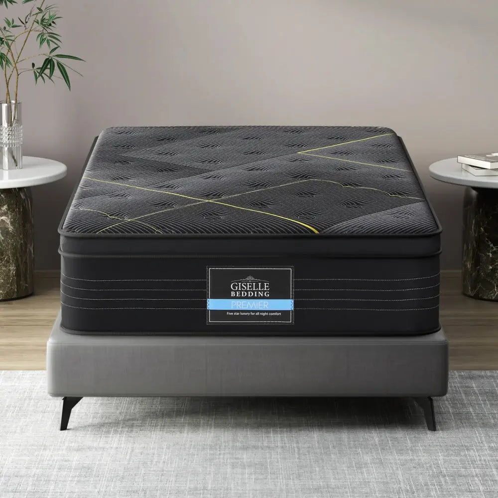 35cm Giselle Mattress Single Bed Bamboo Pocket Firm Foam - Furniture > Mattresses > Single Mattress