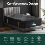 35cm Giselle Mattress Single Bed Bamboo Pocket Firm Foam - Furniture > Mattresses > Single Mattress