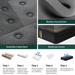 35cm Giselle Mattress Single Bed Bamboo Pocket Firm Foam - Furniture > Mattresses > Single Mattress