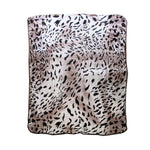 375gsm 1 Ply Animal Print Faux Mink Blanket Queen 200x240 cm Jaguar - Home & Garden > Bedding