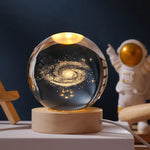 3D Galaxy Crystal Ball Lamp - Gift & Novelty > Novelty > Novelty Gifts