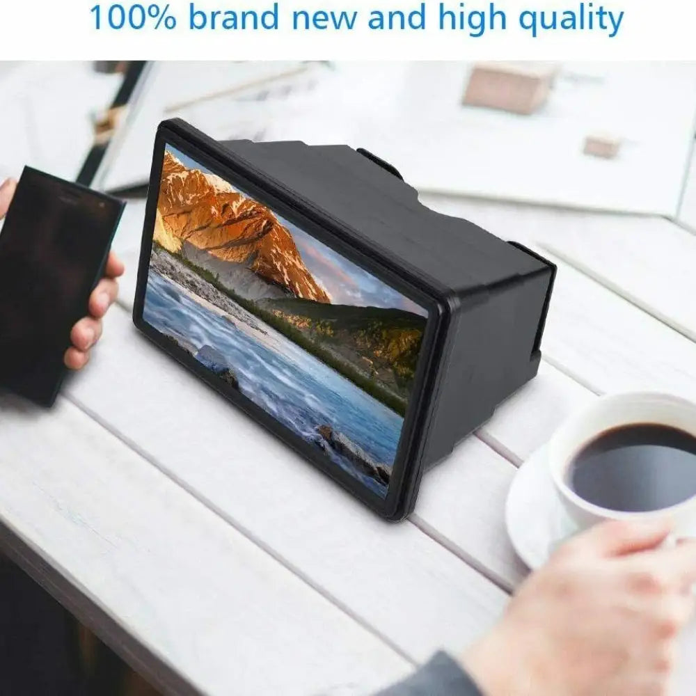 3D Mobile Phone Screen Magnifier 12’’ HD Video Amplifier for Smartphone Stand - Home & Garden > Home & Garden Others