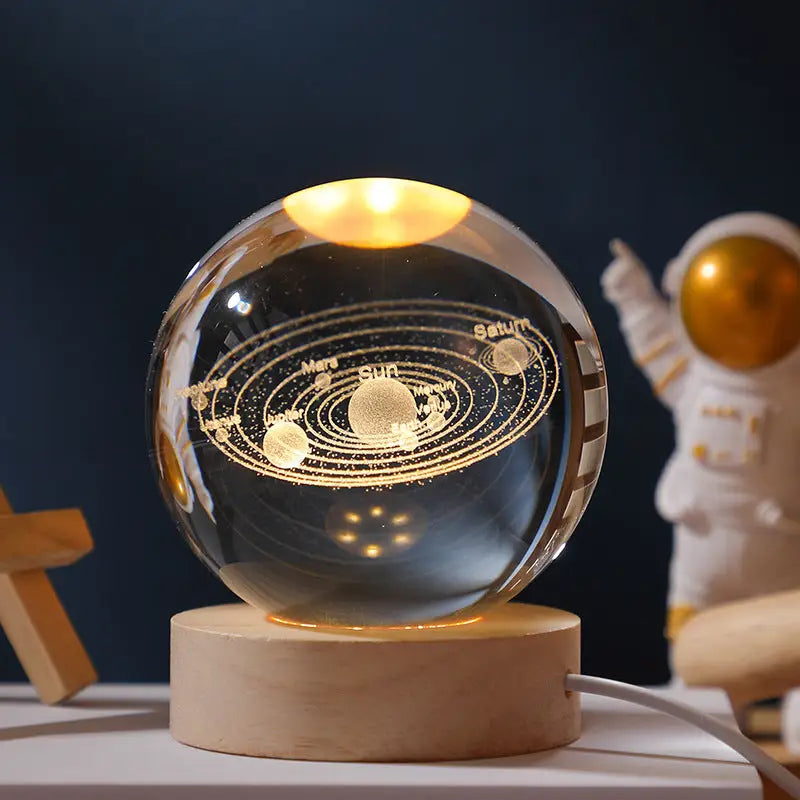 3D Solar System Model Set 8cm Planet Spheres with Round Base & Gift Box - Gift & Novelty > Novelty > Novelty Gifts