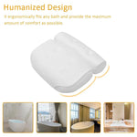 3D Spa Mesh Bath Pillow Neck Back Support Bathtub Tub Cushions - Health & Beauty > Hair Care > Hair Styling Tools