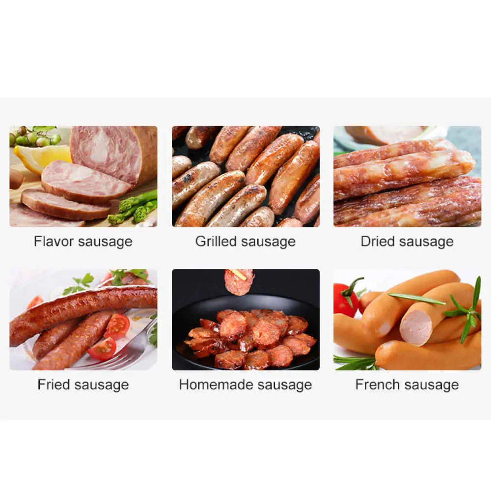 3L Manual Horizontal Sausage Filler - Stainless Stuffer Meat Press Machine - Appliances > Kitchen Appliances