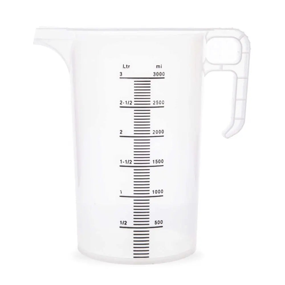 3L Measuring Jug Heavy Duty Clear Plastic Propylene Food Grade BPA 5 Pro-Jug - Home & Garden > Kitchenware