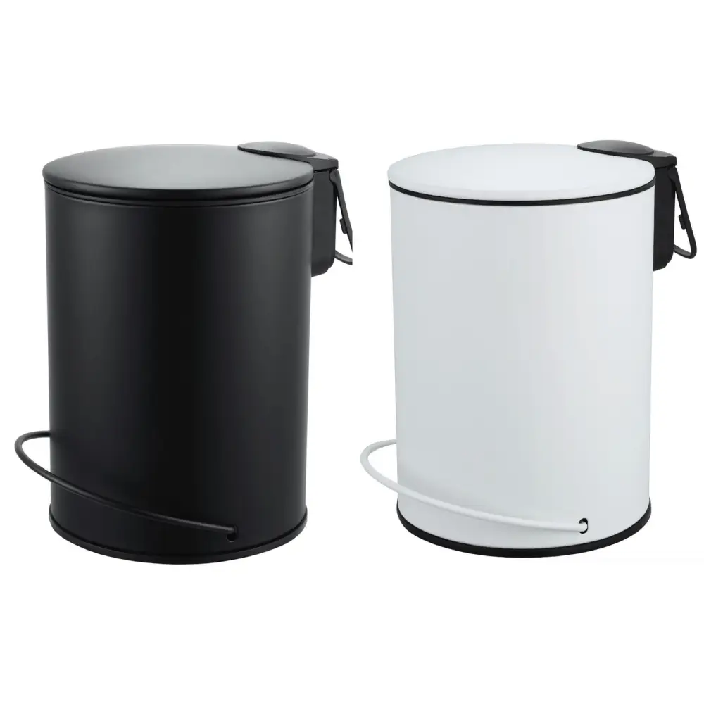 3L Soft Close Pedal Bin Black - Home & Garden > Kitchen Bins