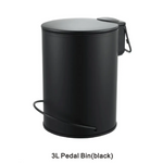 3L Soft Close Pedal Bin Black - Home & Garden > Kitchen Bins