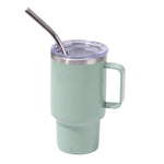 3oz Green Sublimation Mini Car Cup - 304 Stainless Steel Straw Beer Cup Portable Insulated Whiskey Shot Glass Perfect