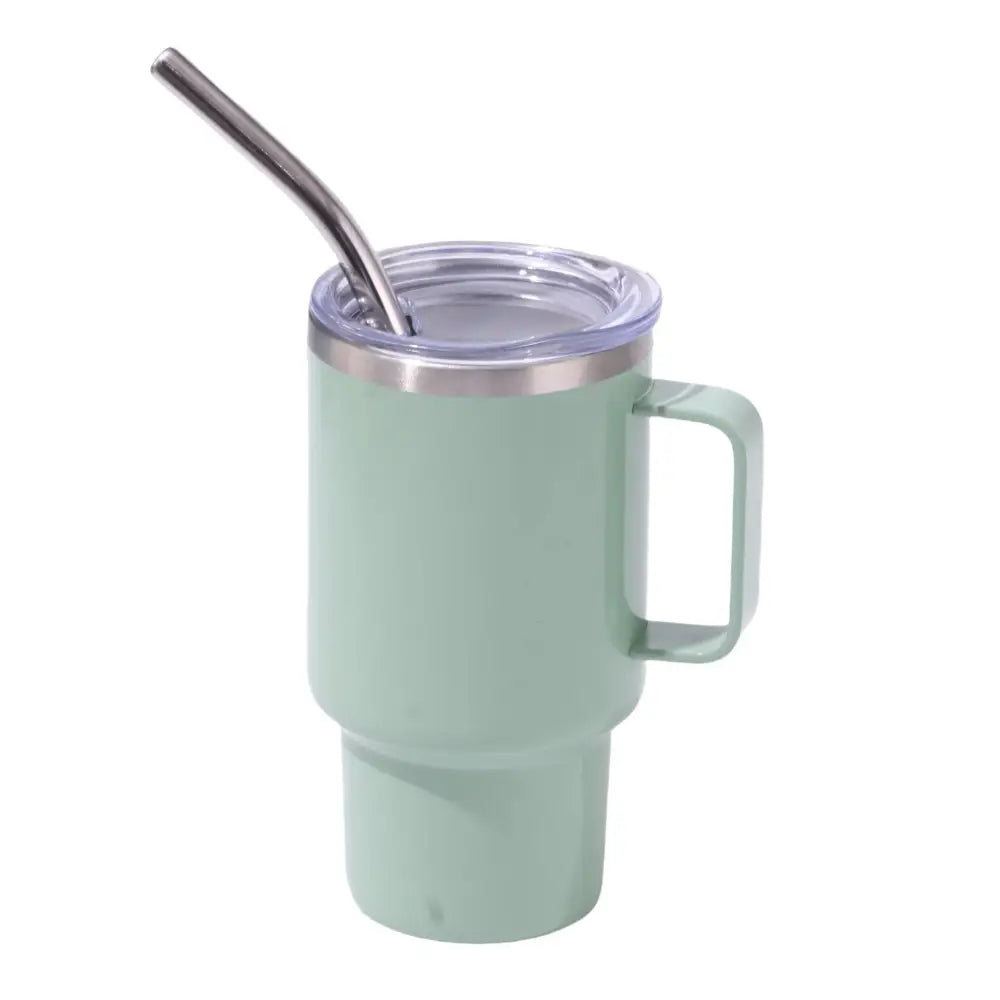 3oz Green Sublimation Mini Car Cup - 304 Stainless Steel Straw Beer Cup Portable Insulated Whiskey Shot Glass Perfect